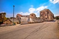 Skrip village on Brac island street view