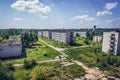Abandoned Skrunda town in Latvia