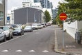 Skuggasund street in Reykjavik city in autum