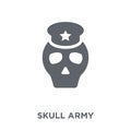 Skull Army icon from Army collection.