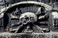Skull & Crossbones Carving on a Gravestone
