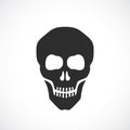 Skull death vector sign