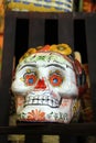 Amazing Mexican Glass Art Skull in Puerto Penasco, Mexico