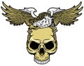 Skull and eagle