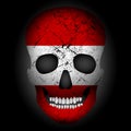 Skull flag Austria