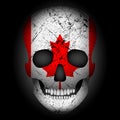 Skull flag Canada