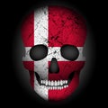 Skull flag Denmark