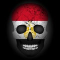 Skull flag Egypt