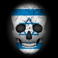 Skull flag Israel