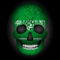 Skull flag Saudi Arabia