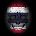 Skull flag Thailand