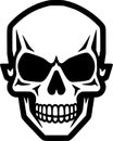 Skull - high quality vector logo - vector illustration ideal for t-shirt graphic Royalty Free Stock Photo