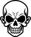 Skull - high quality vector logo - vector illustration ideal for t-shirt graphic Royalty Free Stock Photo