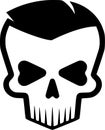 Skull - high quality vector logo - vector illustration ideal for t-shirt graphic Royalty Free Stock Photo