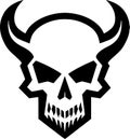 Skull - high quality vector logo - vector illustration ideal for t-shirt graphic Royalty Free Stock Photo