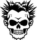 Skull - high quality vector logo - vector illustration ideal for t-shirt graphic Royalty Free Stock Photo