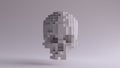 Skull made of Cubes simple