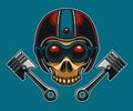 Skull Motorcycle Biker Club