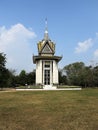 Skull Pagoda Killing at Fields Phnom Penh, Cambodia Royalty Free Stock Photo