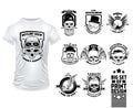 Skull Print Design Set