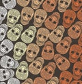 Skull Seamless Background