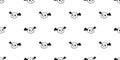 skull seamless pattern Halloween ghost spooky bat wing flying bone vector cartoon doodle