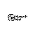 Skull vector logo design inspiration. Memento mori logo design