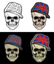 Skull Wearing england hat