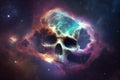 Skulls and galaxies blend beautifully With Generative AI