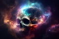 Skulls and galaxies blend beautifully With Generative AI