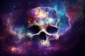 Skulls and galaxies blend beautifully With Generative AI