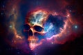 Skulls and galaxies blend beautifully With Generative AI