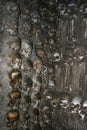 Skulls inside of the Chapel of Bones Capela dos Ossos in de San Francisco church Igreja do Sao Francisco in Evora, Portugal