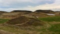 Skutustadagigar pseudo craters in Iceland