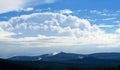 Sky above landscape