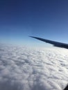 Sky Airplane Window View Cloud Royalty Free Stock Photo