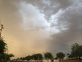 Sky During Apache Junction Arizona Dust Storm, Haboob Desert Southwest Royalty Free Stock Photo