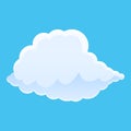 Sky autumn cloud icon, cartoon style Royalty Free Stock Photo