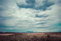 Sky on the autumn prairie