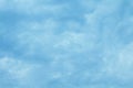 Sky Background blue soft cloud full sky Royalty Free Stock Photo