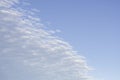 Sky background cloudbank Royalty Free Stock Photo