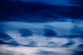 Sky background with curious shapes clouds