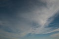 Sky background with scattered clouds Royalty Free Stock Photo