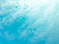 Soft clouds  In the sky with gentle pastel gradients Royalty Free Stock Photo