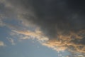 Sky background on sunset. Nature abstract composition Royalty Free Stock Photo