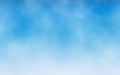 Sky background. White clouds in blue sky. Realistic texture for website. Abstract backdrop. Minimalist design. Vector Royalty Free Stock Photo
