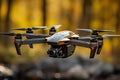 Sky ballet quadcopter drone soars, a modern marvel in flight