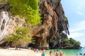 Sky beach AoNang Krabi Thailand Royalty Free Stock Photo