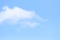 Sky with beautiful white cloud Royalty Free Stock Photo
