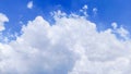 sky with big cloud single beautiful, blue sky big clouds white, big clouds on sky soft clear, fluffy clouds big on sky for Royalty Free Stock Photo